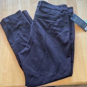 New Women’s Liverpool Cranberry and black Knit trouser size 18W stitch fix box